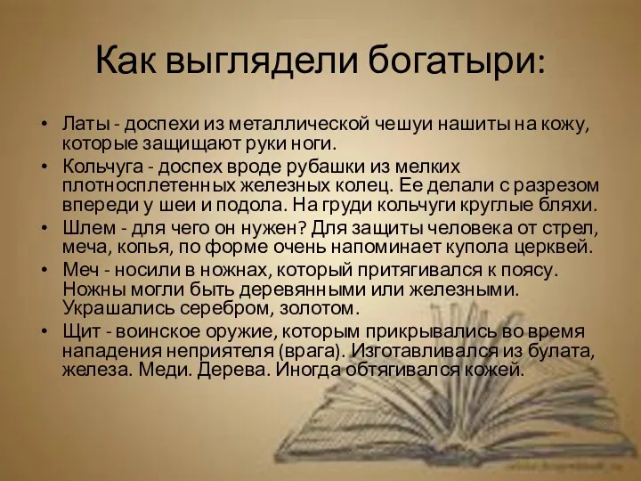 Как выглядели богатыри: Латы - доспехи из металлической чешуи нашиты