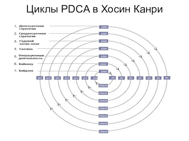 Циклы PDCA в Хосин Канри