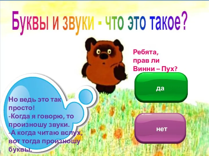 Буквы и звуки - что это такое? Но ведь это