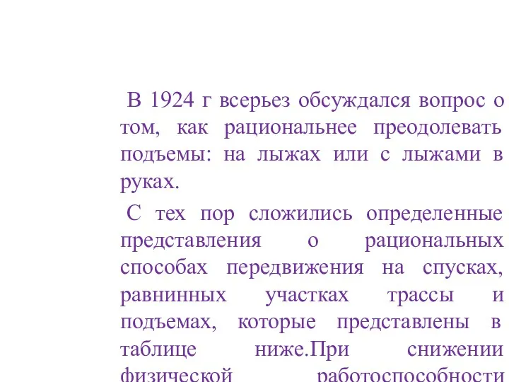 В 1924 г всерьез обсуждался вопрос о том, как рациональнее