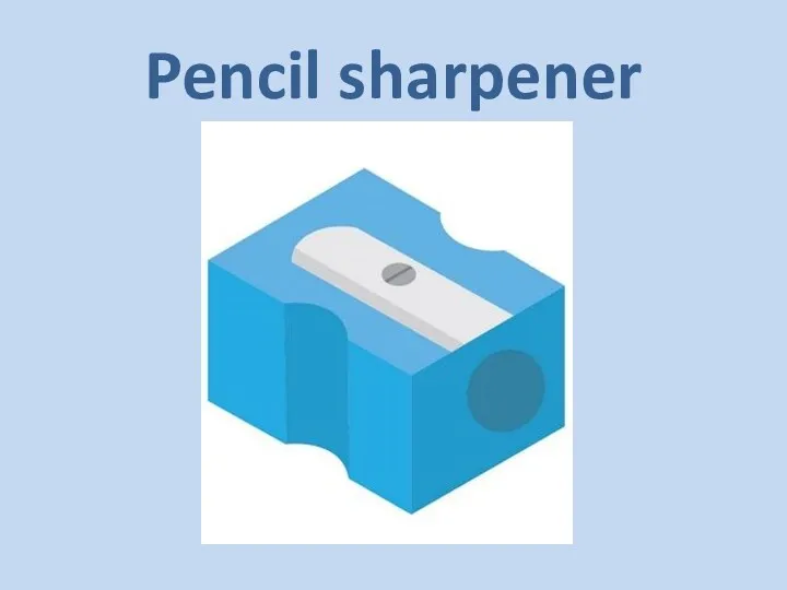 Pencil sharpener