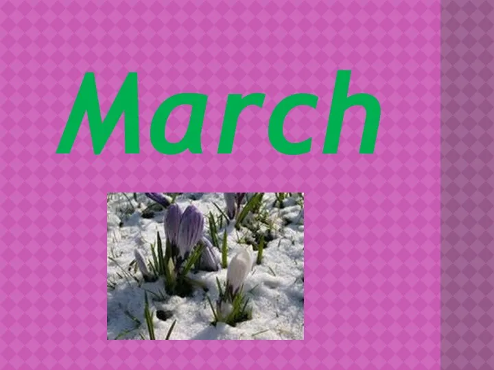 March