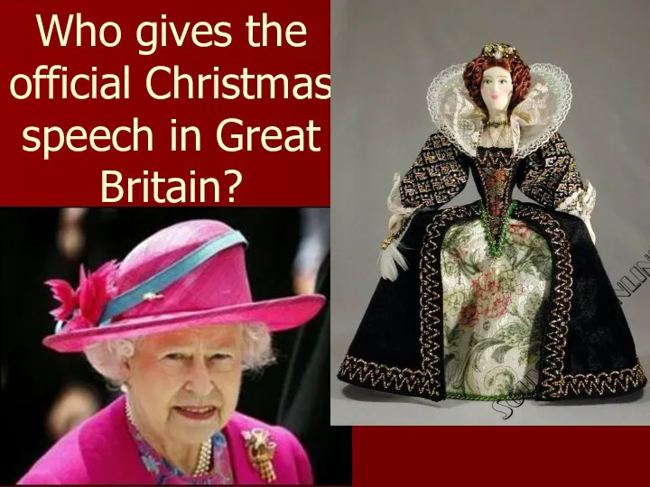 Who gives the official Christmas speech in Great Britain?