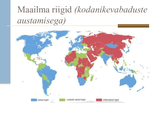 Maailma riigid (kodanikevabaduste austamisega)