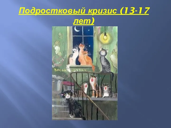 Подростковый кризис (13-17 лет)