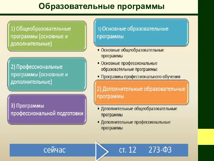 Образовательные программы