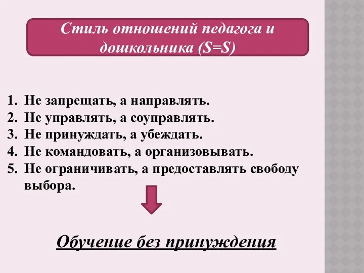 Не запрещать, а направлять. Не управлять, а соуправлять. Не принуждать,