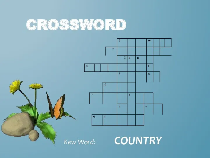Crossword Kew Word: COUNTRY