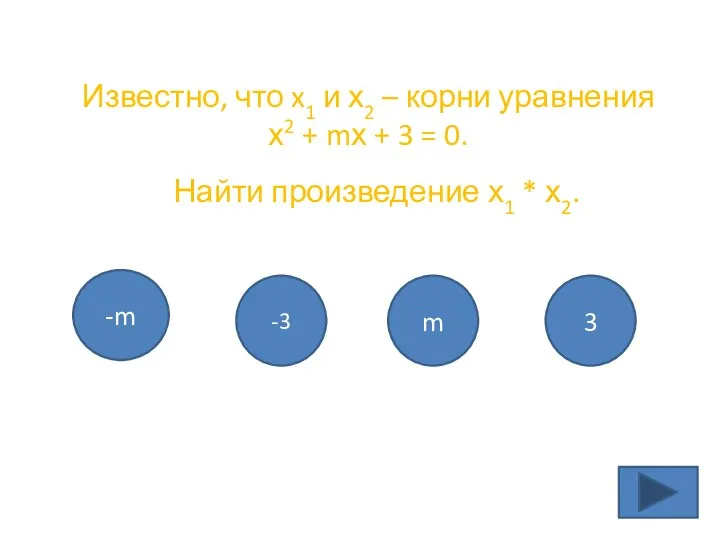 Известно, что x1 и х2 – корни уравнения х2 +