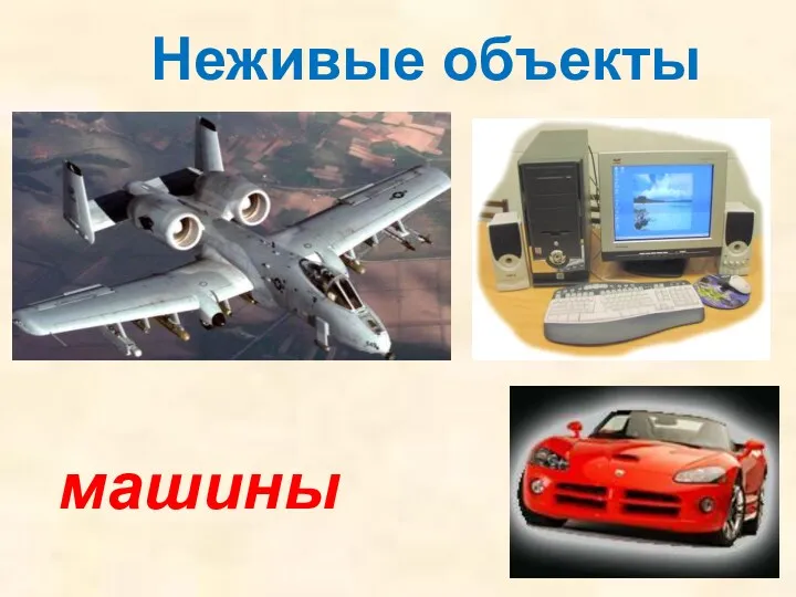 Неживые объекты машины