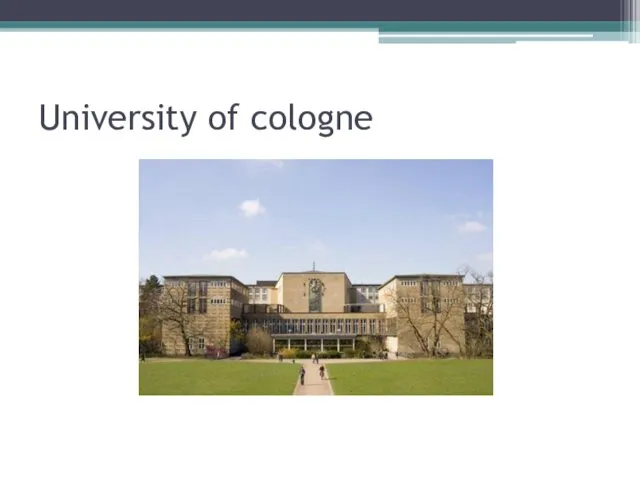 University of cologne