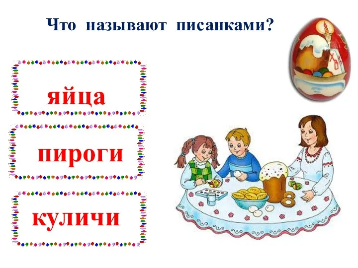 Что называют писанками?