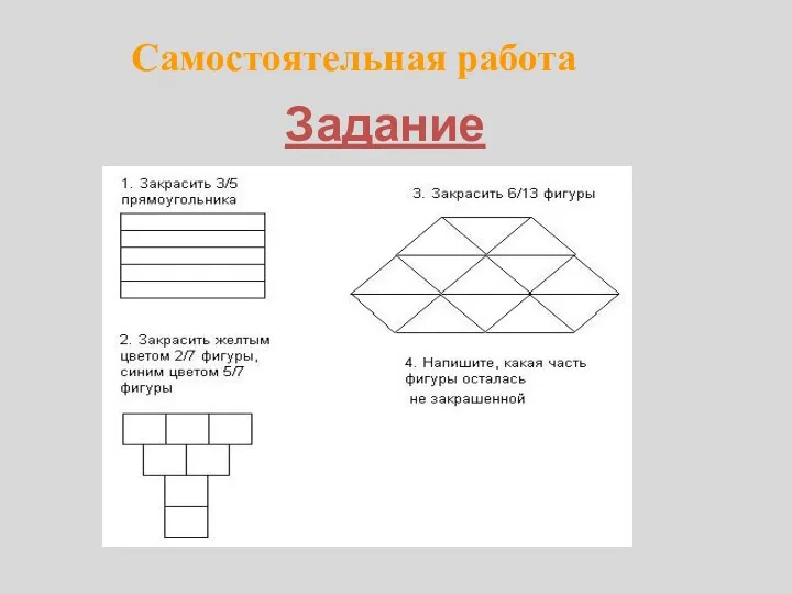 Самостоятельная работа Задание