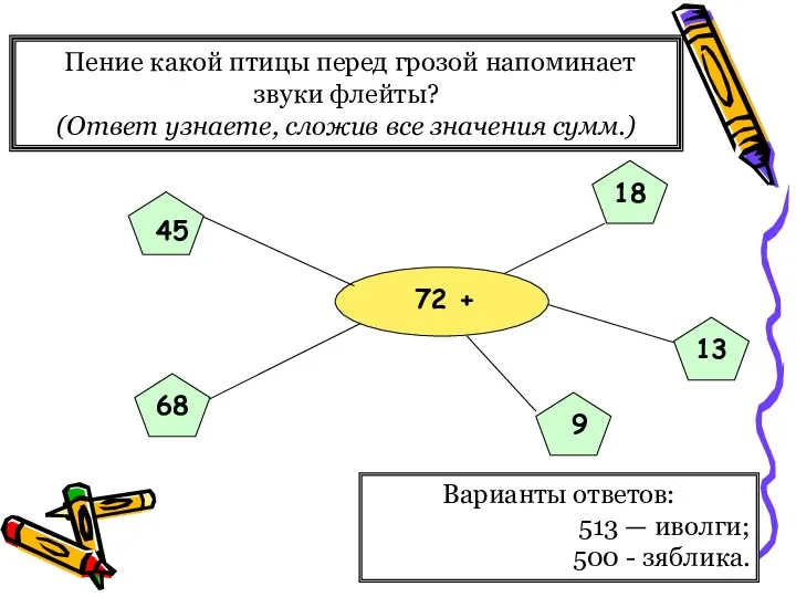 Пение какой птицы перед грозой напоминает звуки флейты? (Ответ узнаете,