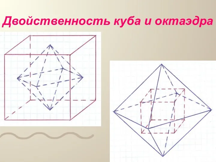 Двойственность куба и октаэдра