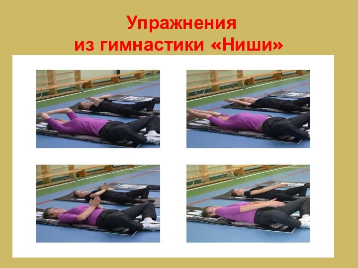 Упражнения из гимнастики «Ниши»