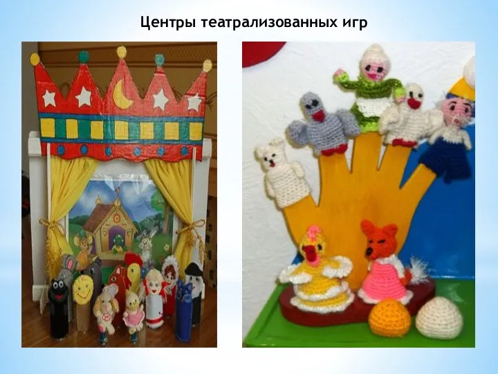 Центры театрализованных игр