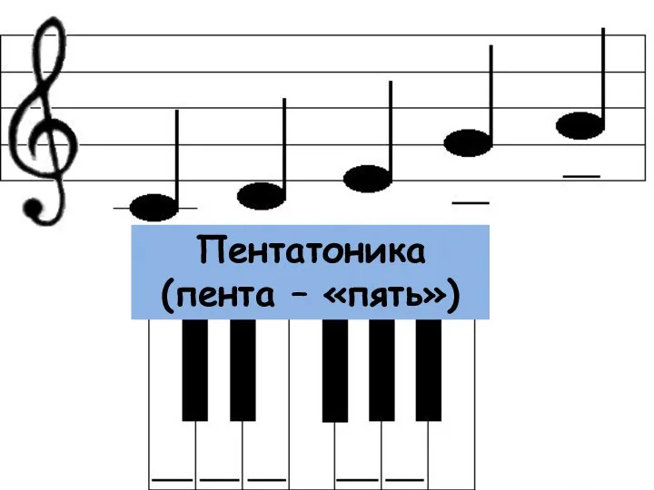 Пентатоника (пента – «пять»)