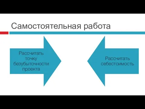 Самостоятельная работа