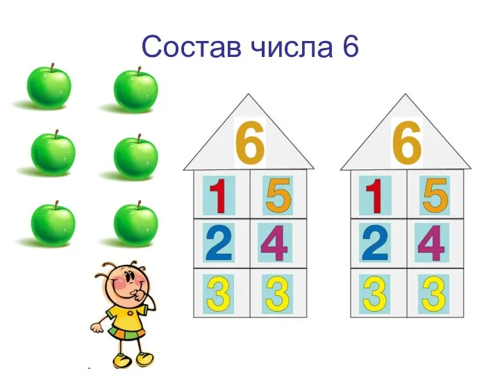 Состав числа 6