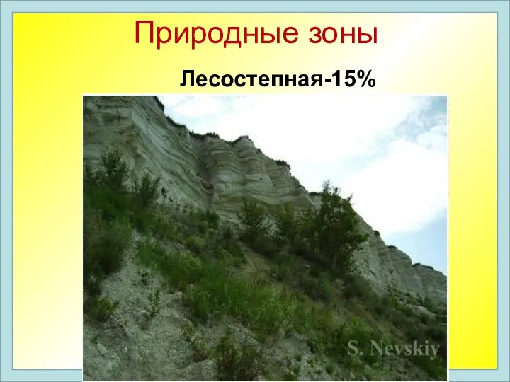 Природные зоны Лесостепная-15%