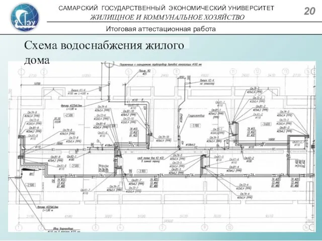 Схема водоснабжения жилого дома