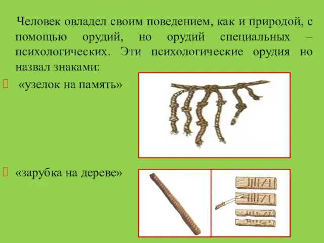 Человек овладел своим поведением, как и природой, с помощью орудий,