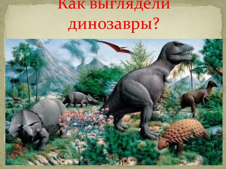 Как выглядели динозавры?