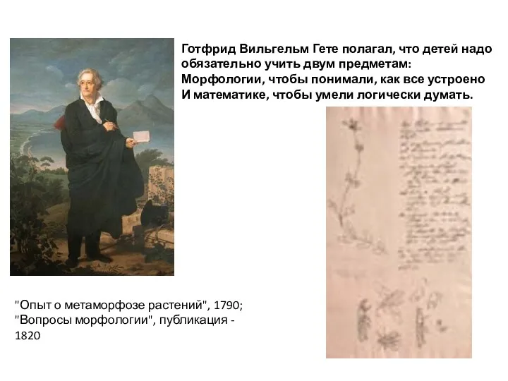 Готфрид Вильгельм Гете полагал, что детей надо обязательно учить двум