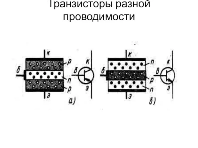 Транзисторы разной проводимости
