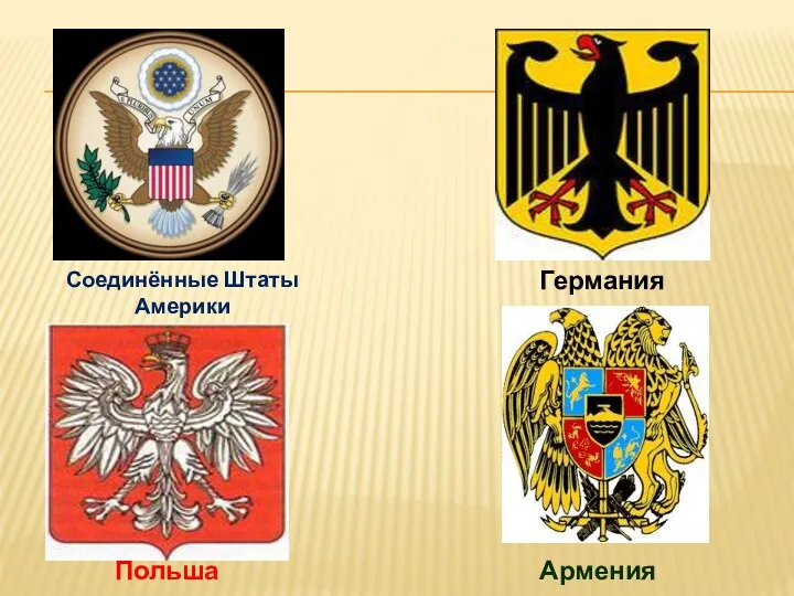Соединённые Штаты Америки Германия Польша Армения