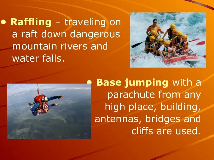 Raffling – traveling on a raft down dangerous mountain rivers