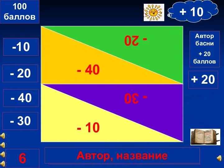 - 10 - 30 - 40 - 20 Михалков С.В.