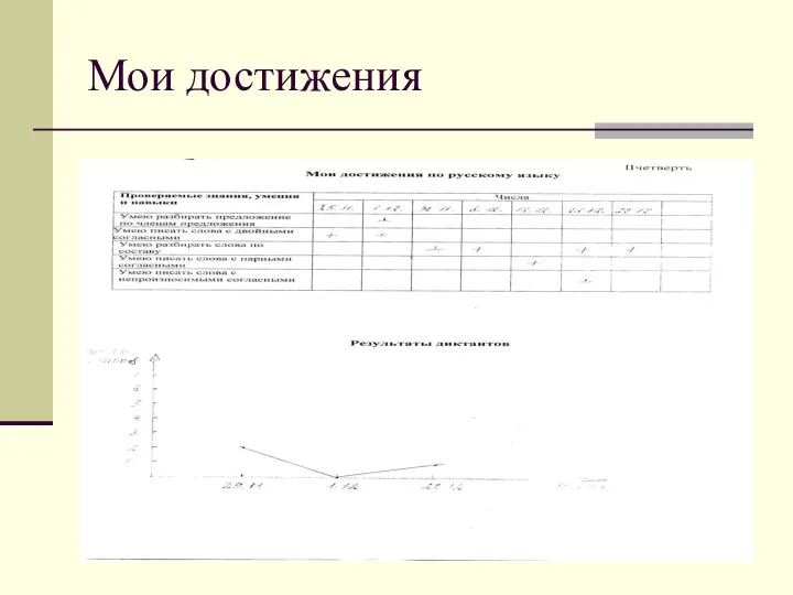 Мои достижения