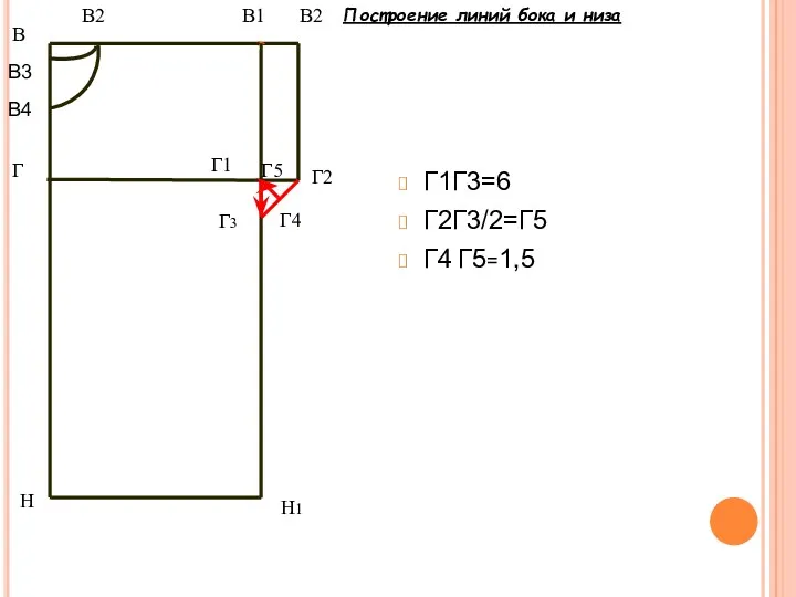 Г1Г3=6 Г2Г3/2=Г5 Г4 Г5=1,5 В В1 Н Н1 В2 В2