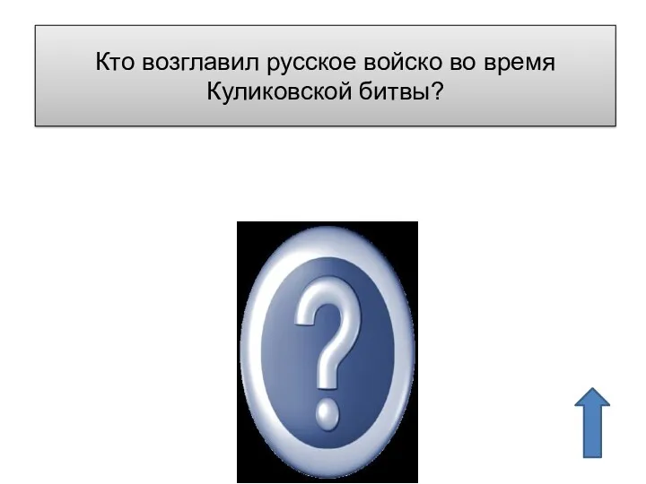 Кто возглавил русское войско во время Куликовской битвы? Дмитрий Иванович