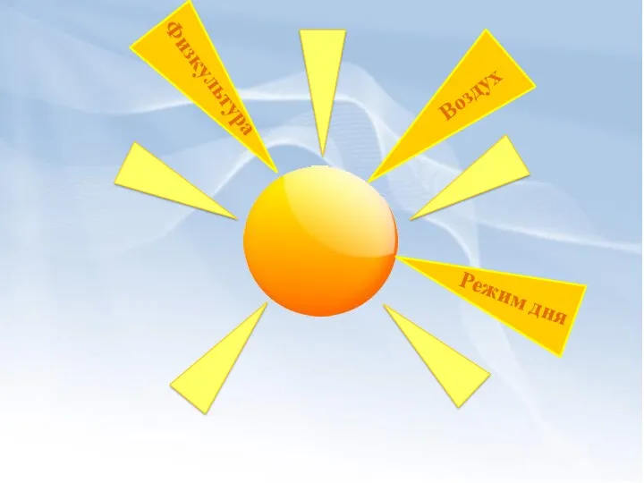 Физкультура Воздух Режим дня
