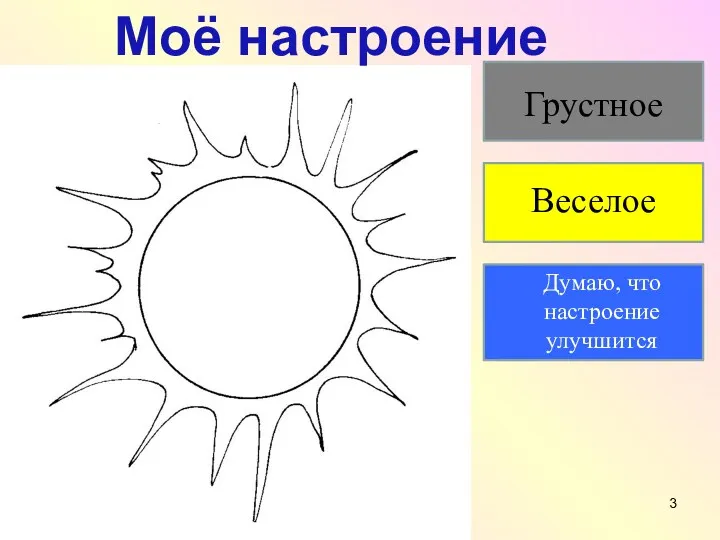 Грустное Веселое Думаю, что настроение улучшится Моё настроение