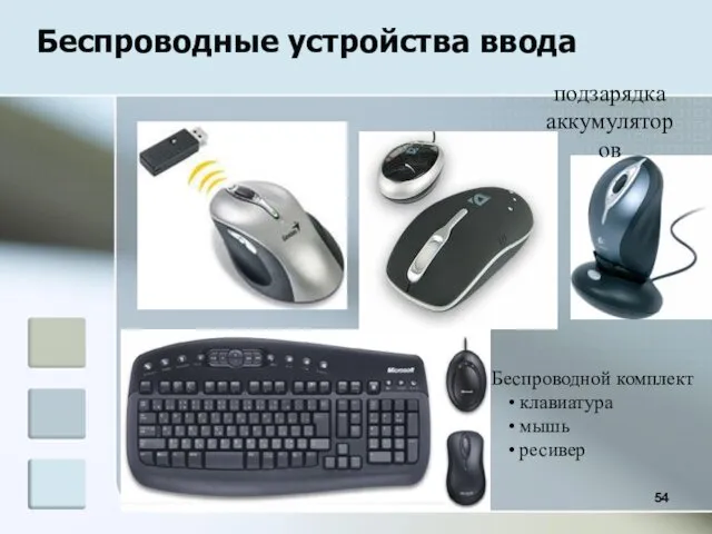 Беспроводные устройства ввода Беспроводной комплект клавиатура мышь ресивер подзарядка аккумуляторов