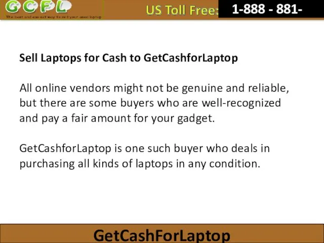 GetCashForLaptop Sell Laptops for Cash to GetCashforLaptop All online vendors