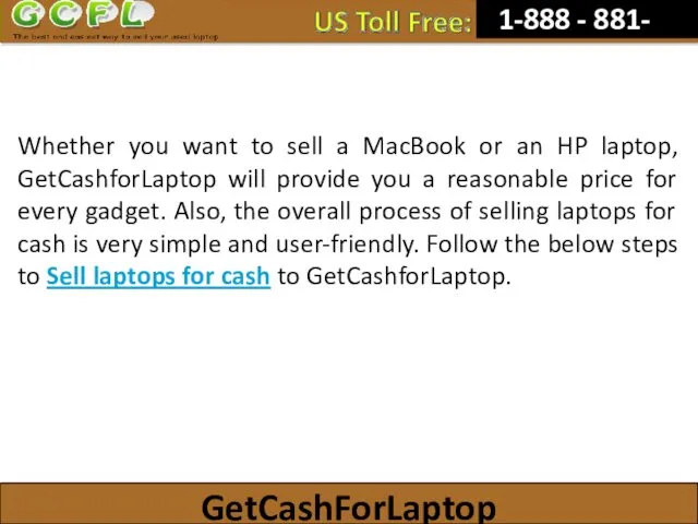 Whether you want to sell a MacBook or an HP
