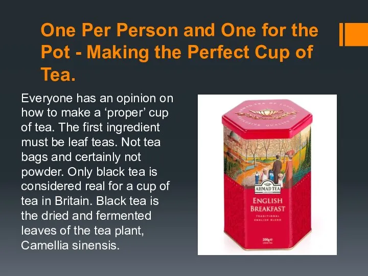 One Per Person and One for the Pot - Making