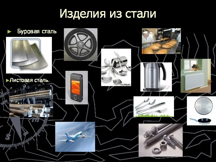 Изделия из стали Буровая сталь Листовая сталь.