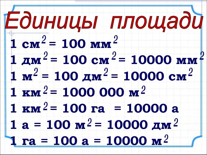 1 см = 100 мм 1 дм = 100 см