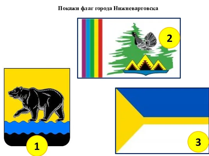Покажи флаг города Нижневартовска 2 1 3