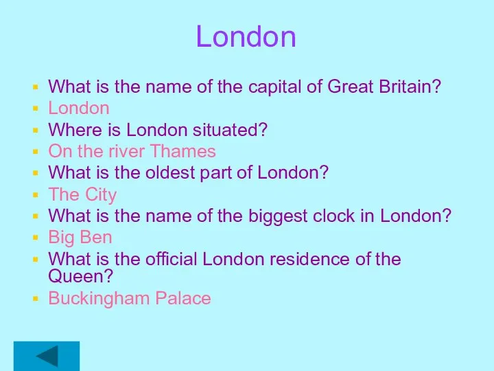 London What is the name of the capital of Great