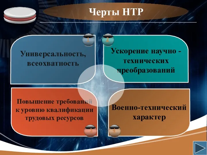 Универсальность, всеохватность Ускорение научно - технических преобразований Повышение требований к