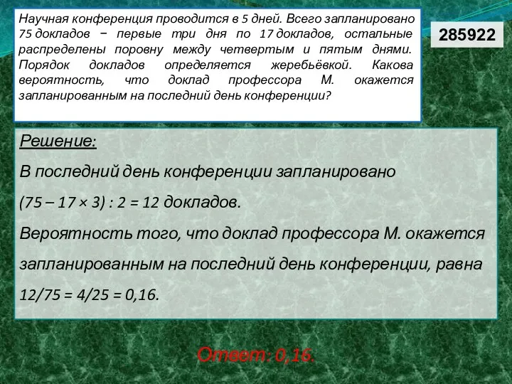 Научная конференция проводится в 5 дней. Всего запланировано 75 докладов