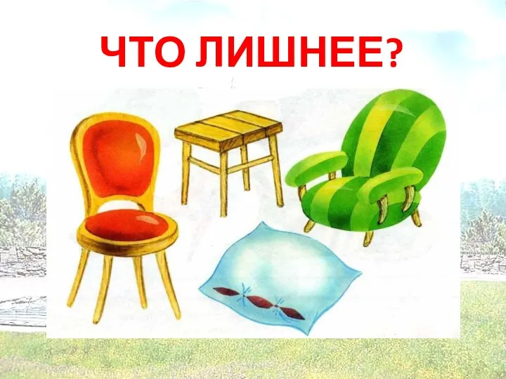 ЧТО ЛИШНЕЕ?