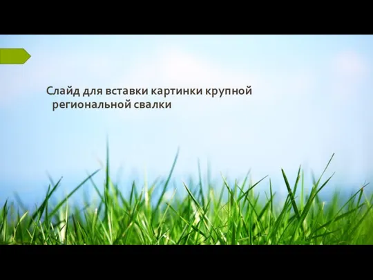 22 июля 2012 г. Текст нижнего колонтитула Слайд для вставки картинки крупной региональной свалки